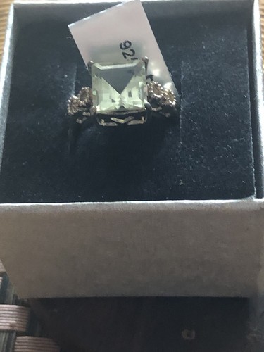 Ladies 925 silver prasiolite - 925,
