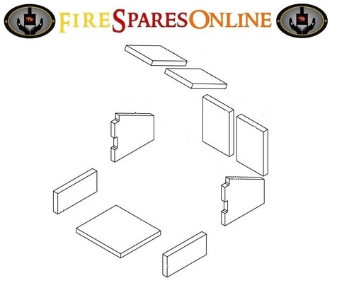 Stove bricks suit multifuel - suit,