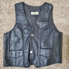 Genuine Leather Black Biker