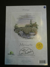 DerwentWater Designs Minuets Bridge cross stitch kit   10 x 10cm