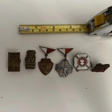 Set of 6 Polish Military Badges from the Cold War Period