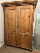 Vintage Decorative Pine Wardrobe