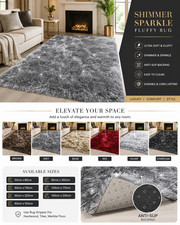 New Fluffy Rugs Large Shaggy