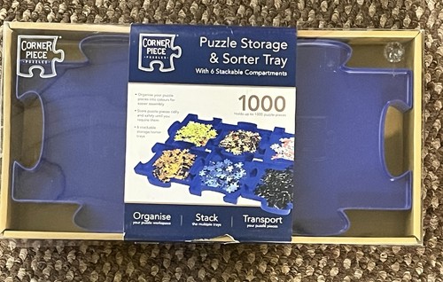 Corner piece puzzle storage - piece,