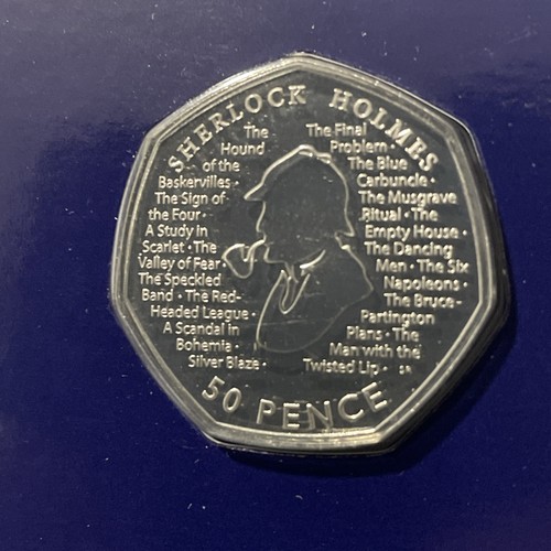 Sherlock holmes 50p - sherlock,