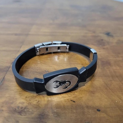 Black scorpio bracelet - bracelet, with