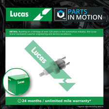 Brake Light Switch fits VAUXHALL CHEVETTE 1.2 1.3 79 to 85 Lucas 1240590 8577702