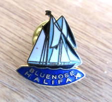 Bluenose Halifax Lapel Pin Sailboat Sailing Boating Nova Scotia Pinback
