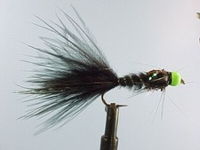 Goldhead Green Bead Black