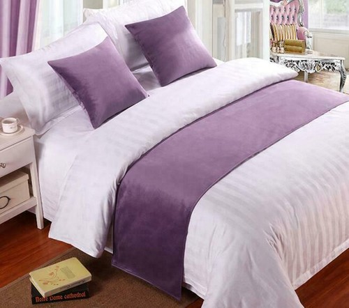 Luxury velvet bed - velvet, scarf