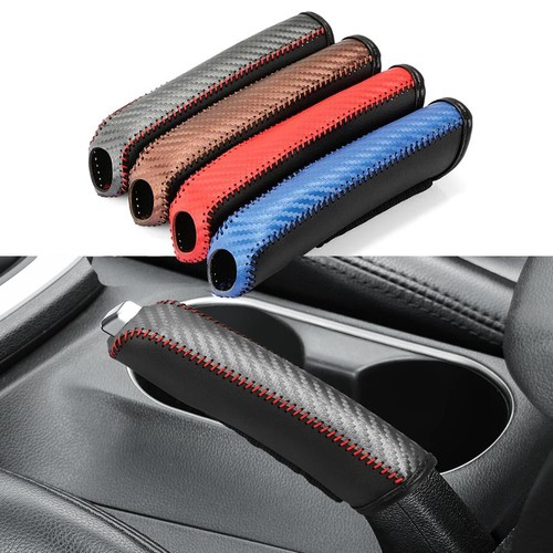 Leather car handbrake - car,
