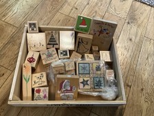 Large Wooden  Rubber Stamp