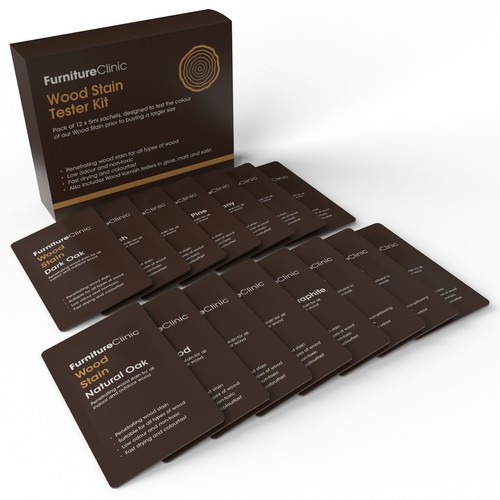 Wood stain tester kit - kit,
