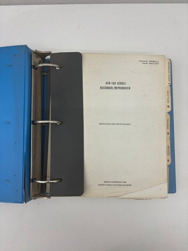 1977 ampex atr 100 series - 1977,