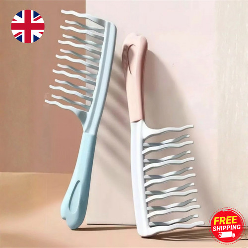 Anti static comb wavy - wavy, double