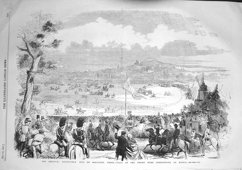 Old antique print 1857 - old,