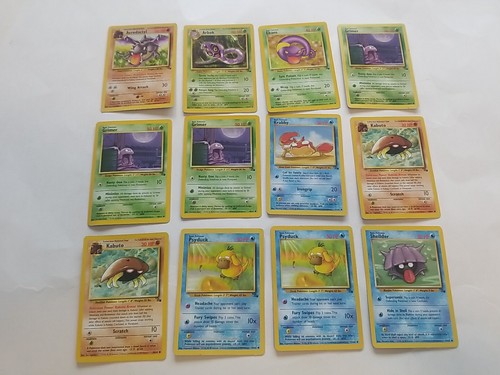 Qty pokemon fossil set old - pokemon,