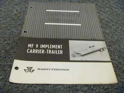Massey ferguson mf9 - ferguson,