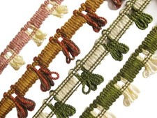 Fringe braid curtain trimming