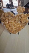 HUGE Citrine Heart 15