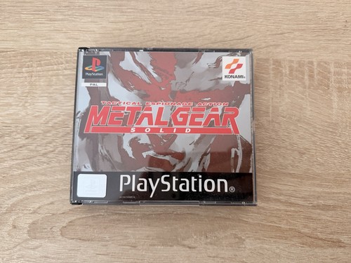 Metal gear solid ps1 complete - gear,