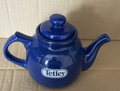 Tetley tea small blue ceramic - small,