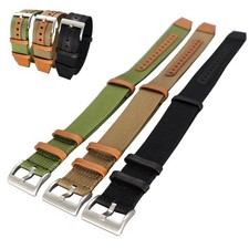 For Hamilton Khaki Field Quality Genuine Leather Nylon Watch Straps Mens 20 22MM