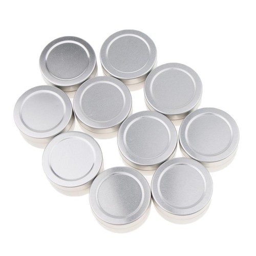 Empty cream jars - empty, aluminum