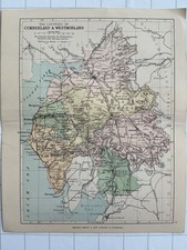 CUMBERLAND & WESTMORLAND- 1885