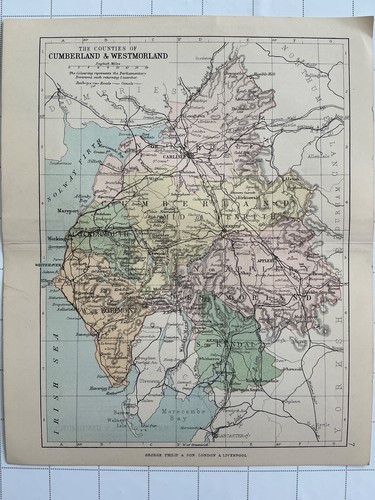 Cumberland westmorland 1885 - &,