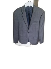 J CREW THOMPSON MEN'S WOOL TWEED SUIT JACKET BLAZER GREY SIZE 38S