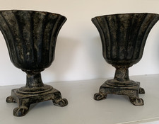 Pair Vintage French cast Iron