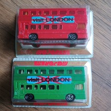 2 Vintage Majorette Buses