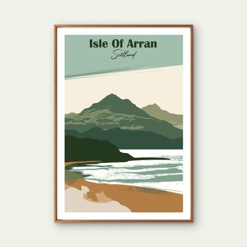 Isle arran scotland vintage - isle, of