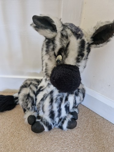 Vintage stuffed toy - toy, zebra