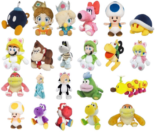 Official mario plush sanei all - official,