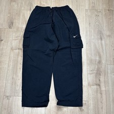 Nike Cargo Pants, Nylon, Track, Utility, Black, Size Mens XL, W32-38 L31