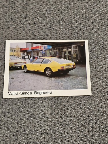 Matra simca bagheera - -, single