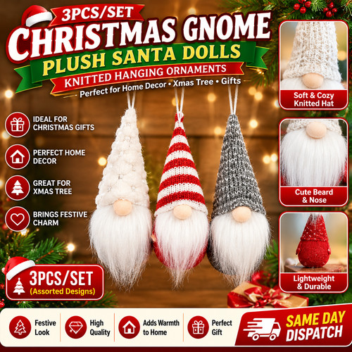 Gnome plush ornaments - gnome,