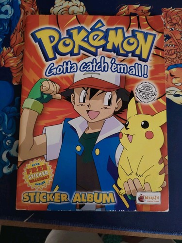 Pokemon 1999 sticker album - pokemon,
