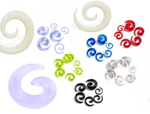 Twirl spiral snail ear plugs - snail,