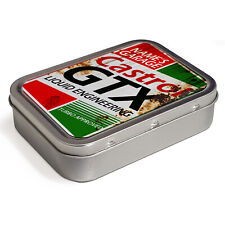 Personalised Tobacco Tin Castrol GTX 2oz Baccy Storage Cigarette Garage OC05