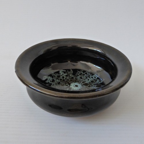 Vintage lotus pottery bowl - lotus,