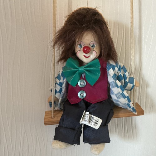 Vintage clown marionette - vintage,