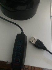 Black Warm And Cold Lamp USB