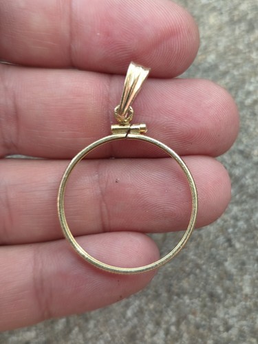 14k gold oz kruggerand - gold,