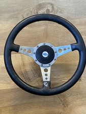 Leather Moto-Lita steering