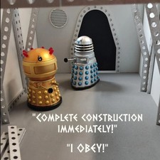 Doctor Who “Power of the Daleks” Base Diorama + Greens 3D Add-On Kit – Complete