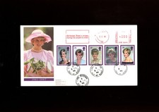 1998 Diana Royal Mail FDC British Red Cross meter slogan.
