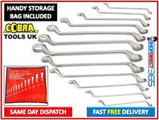 RING SPANNER WRENCH SET 12PC 6 - 32mm DISEN Metric Ring Deep Double Offset 25-47